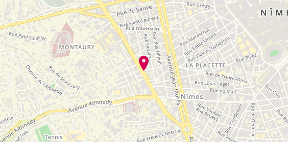 Plan de BROCHE VOLPILIERE Sophie, 22 Bis Avenue Georges Pompidou, 30900 Nîmes