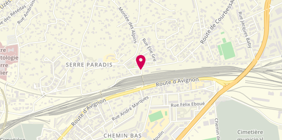 Plan de GUIRAUD Michel, 149 Route de Courbessac, 30000 Nîmes