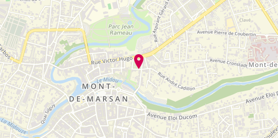 Plan de PEDEBOSCQ Marie Pierre, 2 Rue des Remparts, 40000 Mont-de-Marsan