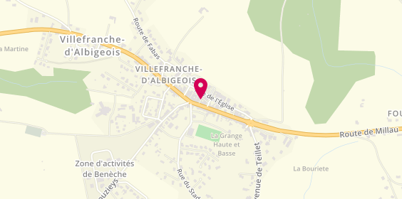 Plan de PINOCHET Francis, 3 Rue de la Vanelle, 81430 Villefranche-d'Albigeois