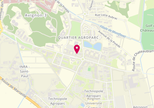 Plan de MADENIAN Pauline, 775 Route de l'Aérodrome, 84140 Avignon