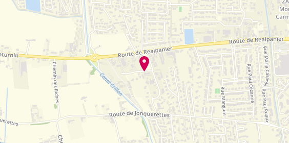 Plan de TOUREL Anthony, 388 Rue des Lauriers Roses, 84310 Morières-lès-Avignon