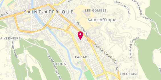 Plan de BEC MERCIER PAULINE, 218 Rue de la Gare, 12400 Saint-Affrique