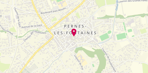 Plan de FLECHAIRE Luc, 33 Place Louis Giraud, 84210 Pernes-les-Fontaines