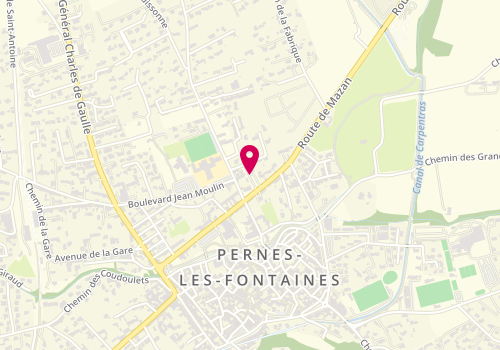 Plan de BRUN Julien, 63 Place des Maraichers, 84210 Pernes-les-Fontaines