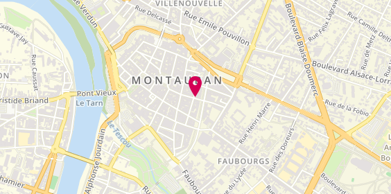 Plan de AZORIN Olivier, 25 Rue Michelet, 82000 Montauban