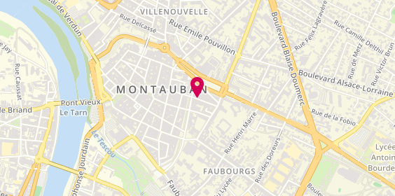 Plan de NOURREDINE Ali, 18 Rue Bessières, 82000 Montauban