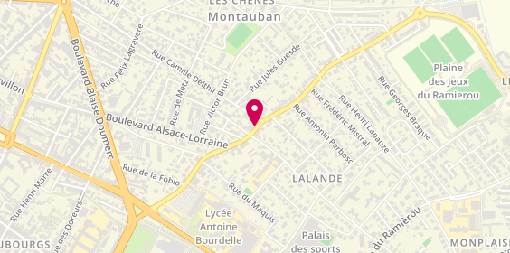 Plan de LIPIEC Alicja, 135 Avenue des Mourets, 82000 Montauban