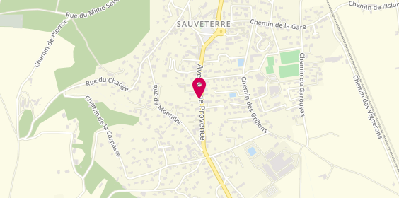 Plan de ABISSET Anne, Avenue de Provence, 30150 Sauveterre