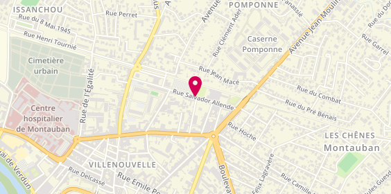 Plan de DUPONT Olivier, 11 Rue du President Salvador Allende, 82000 Montauban