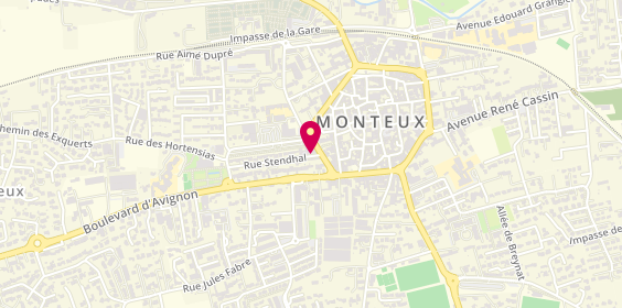 Plan de SIMON Romulus, 4 Rue Stendhal, 84170 Monteux