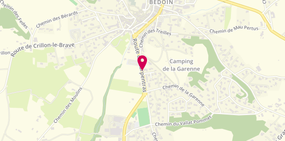 Plan de LASPUERTAS Caroline, 261 Route de Carpentras, 84410 Bédoin