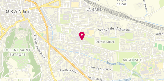 Plan de SAUVAYRE Nathalie, 455 Rue Rodolphe d'Aymard, 84100 Orange