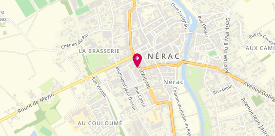 Plan de CREBESSEGUES Nicolas, 57 Allee d'Albret, 47600 Nérac