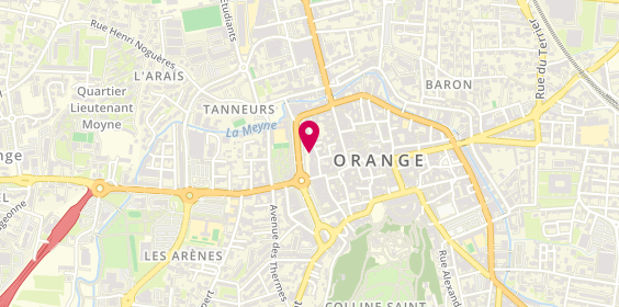 Plan de COSTESSEQUE Michel, 30 Cours Aristide Briand, 84100 Orange