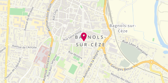 Plan de ROZEL Damien, 9 Rue Garidel Alègre, 30200 Bagnols-sur-Cèze