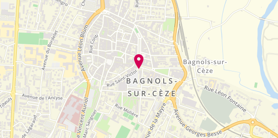 Plan de DUMAS Jean Luc, 2 Place Bertin Boissin, 30200 Bagnols-sur-Cèze