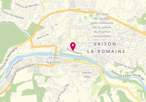 Plan de RICHARD Yves, 12 Quai Pasteur, 84110 Vaison-la-Romaine