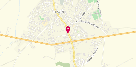 Plan de GREZES Camille, Avenue de la Baraque, 12450 Flavin