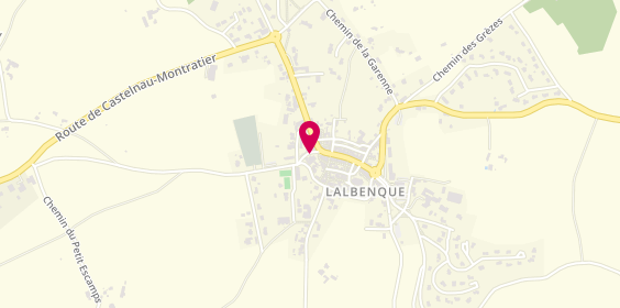 Plan de BARBONI Sabine, 26 Place du Fajals, 46230 Lalbenque