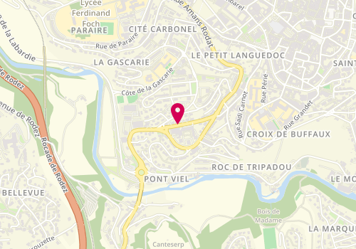 Plan de LACOSTE Fabien, 54 Avenue du Segala, 12000 Rodez