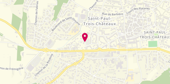 Plan de YESILKAYA Cihan, 4 Rue Clastres, 26130 Saint-Paul-Trois-Châteaux