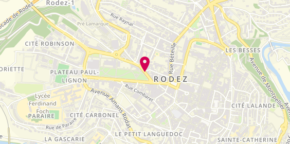 Plan de BESSIERE Emeline, 8 Rue Planard, 12000 Rodez