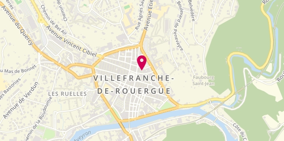 Plan de Fabié Dominique, 5 Rue du Chapitre, 12200 Villefranche-de-Rouergue