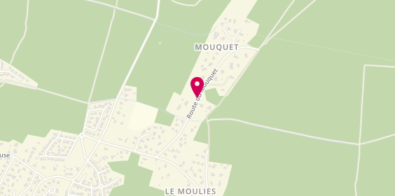 Plan de BACH D'YTHURBIDE Eléonore, 577 Route du Mouquet, 40160 Parentis-en-Born