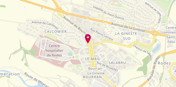 Plan de COULIBALEY Bony, 13 Avenue de Bourran, 12000 Rodez