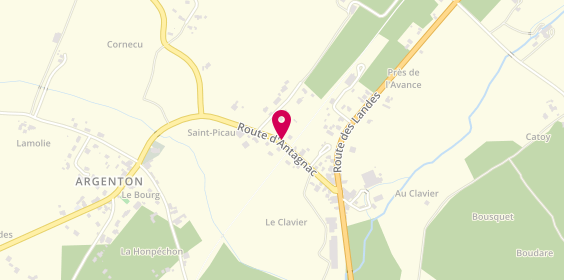 Plan de BERNARD Lydie, 268 Route d'Antagnac, 47250 Bouglon