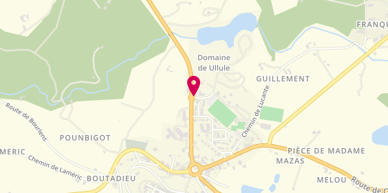 Plan de VAN ZINNEN Fabienne, 338 Route de Libos, 47370 Tournon-d'Agenais
