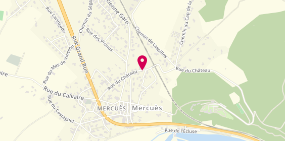 Plan de MUNOZ Célia, 384 Route du Chateau, 46090 Mercuès