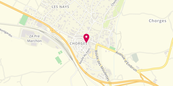 Plan de CHAFFARD Dominique, Place Lesdiguières, 05230 Chorges
