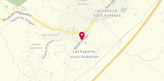 Plan de MALBOS Pauline, 215 Route d'Ales, 07200 Lachapelle-sous-Aubenas