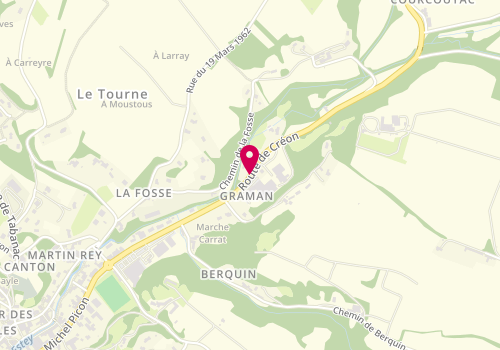 Plan de DESSENNE Thibaud, 25 Route de Créon, 33550 Langoiran