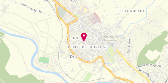Plan de FIEDLER Laurent, 16 Place du Marche, 26150 Die