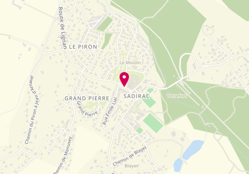 Plan de TREMOULINARD Laure, 6 Route de Lignan, 33670 Sadirac