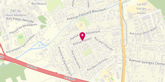 Plan de ROUXEL Armelle, 2 Avenue Pasteur, 33140 Villenave-d'Ornon
