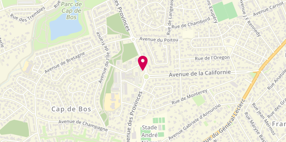 Plan de LANNOY Clément, 45 Avenue des Provinces, 33600 Pessac