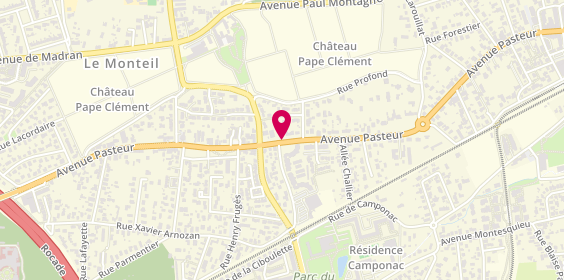 Plan de PEDRON Gwenaël, 174 Avenue Pasteur, 33600 Pessac