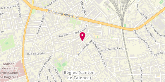Plan de UHL Bérangère, 23 Rue Charles Péguy, 33130 Bègles