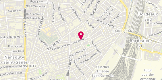 Plan de BARRE Eric Antoine, 103 Rue Fieffé, 33800 Bordeaux
