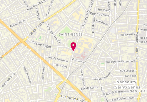 Plan de CASENAVE Sophia, 177 Rue Saint Genès, 33000 Bordeaux