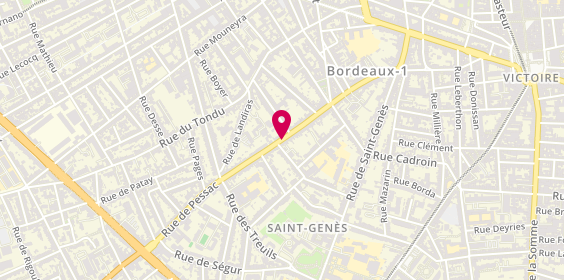 Plan de ROUSIOT ROQUEBERT Marie Sophie, 130 Rue de Pessac, 33000 Bordeaux