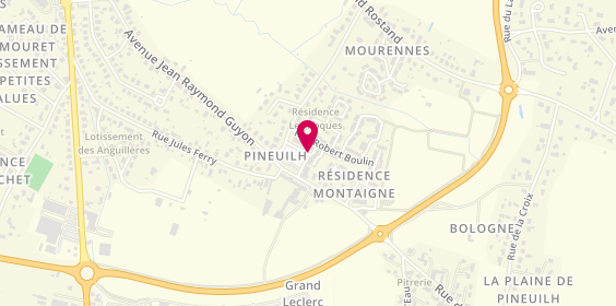 Plan de ANDRODIAS Thierry, 14 Place Charles de Gaulle, 33220 Pineuilh