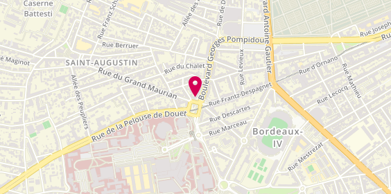 Plan de MENARD Aude, 15 Place Amelie Raba Léon, 33000 Bordeaux
