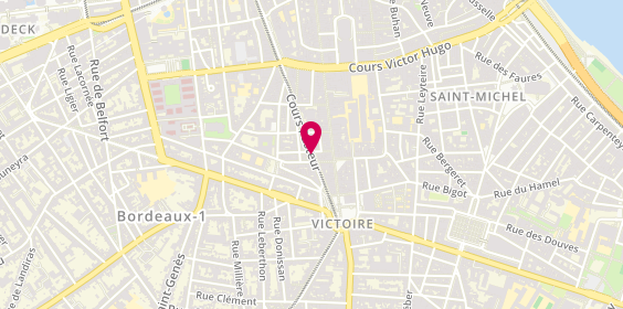Plan de BENTITOU LOTHAIRE Ghislaine, 67 Cours Pasteur, 33000 Bordeaux