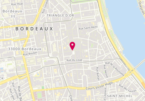 Plan de GEHIN ROCHE Frédéric, 8 Place Saint Projet, 33000 Bordeaux