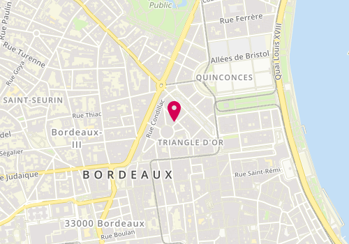 Plan de DUPUY Alexia, 13 Rue Michel Montaigne, 33000 Bordeaux
